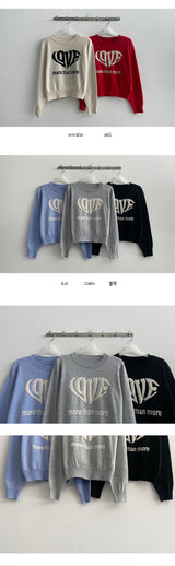 Lau Crop Round Knitwear (5 colors)