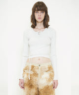CUT OUT LONG SLEEVE TOP