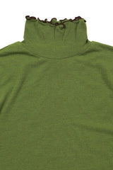 Frill Basic Turtleneck [Olive]
