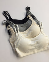 Double Line Cap Bralette (4color)