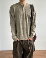 Tog Cable Henley Knit