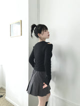 Heart Lock Cutout T-shirt