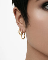 Qria Hoop Earrings Set