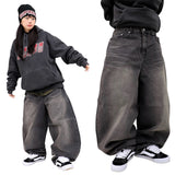 Wide Vintage Denim Balloon Pants