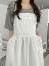 Lovely suspenders one-piece dress