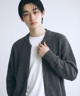 Usual 2way Knit Zip-up - 2COLOR