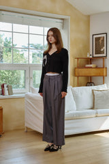 LUCID RIBBON CARDIGAN / BLACK