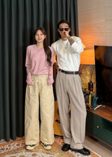 Men's カシミアウォッシャブルラウンドニット 20COLOR