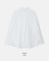 #ベーシックレーヨンルーズフィットシャツ (4color)