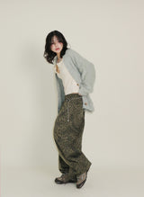 (Leopard Item) Kiya leopard printed balloon-fit wide pants