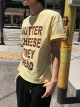 レシピ クロップ ショートスリーブ Tシャツ 5C