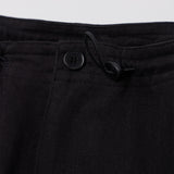 パラシュートコットンパンツ BLACK