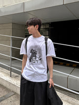 フィアーキャットハーフTシャツ