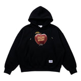 [STGM youth] APPLE CROP HOODIE BLK /  WMG