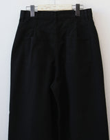 double pintuck wide pants