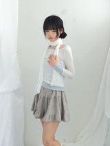 vintage knit lace skirt