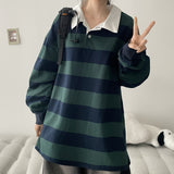 Tora Striped Lucky Long Sleeve T-shirt (6 colors) H&L