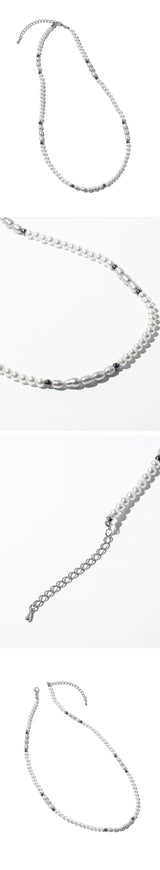 オーバーライドパールネックレス_Pearl White