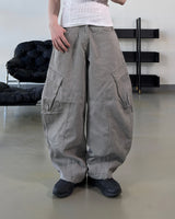 Raun Curved Cargo Wide Pants