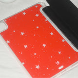 [MADE] starry night iPad case (red)