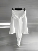 Elo Knot Nylon Midi Skirt
