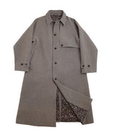 PURE-WOOL 90 BALMACAAN COAT (Khaki Beige)