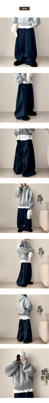 Dingpo Napping Vizo Side Snap String Wide Banding Pants