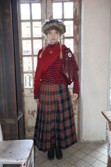 COLOR POP TURTLENECK T-SHIRTS - RED NAVY