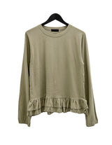 レルズフリルルーズフィット長袖Tシャツ