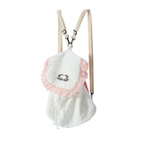 Grandma's Apron String Bag White Pink