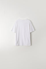 Boxy round T-shitrs (White)