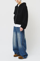 Liz Cropped Zip Hoodie (3color)