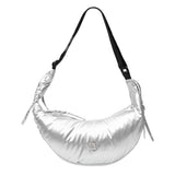 2WAY SHIRRING MAY LILY BAG_SILVER