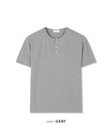 ダーリーマッスルフィットヘンリーTシャツ