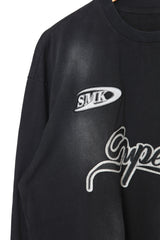 スプレーパッチ長袖Tシャツ