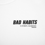 WHITE FISHEYE LOGO TEE