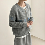 Herrie Ribbon Knit Cardigan