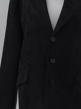 line suede blazer jacket (2color)