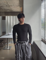 Kani Muscle Fit Rib Slim Tee