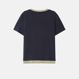 Kenz Buckle Layered Top