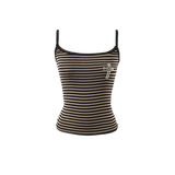 フリークストライプリーブレストップ [Khaki]