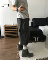 クリックバミューダコットンパンツ