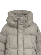 アウトストリングウィンターハイネックダックダウンパッド入りジャケット (Light Padded)