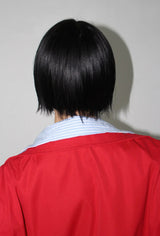 STRIPE COLLAR LAYERED JUMPER
