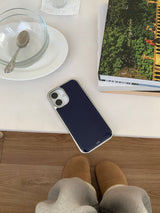 o.color navy case (silver epoxy)