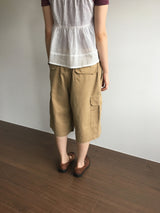 Wheel Cargo Bermuda Pants (3color)