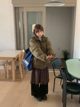 シチュコーデュロイワイドパンツ