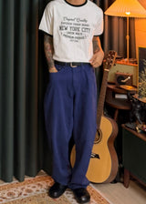Cotton wide Color Pants 2COLOR