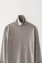 Basic turtle neck T-shirts (Mocha)