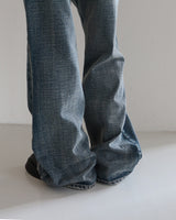 Boy Fit Straight Wide Bootcut Jeans